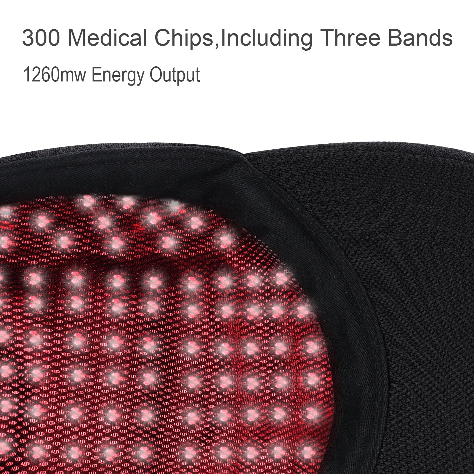 Red Light Therapy Cap Hair Growth 300 chips 430nm 660nm 850nm