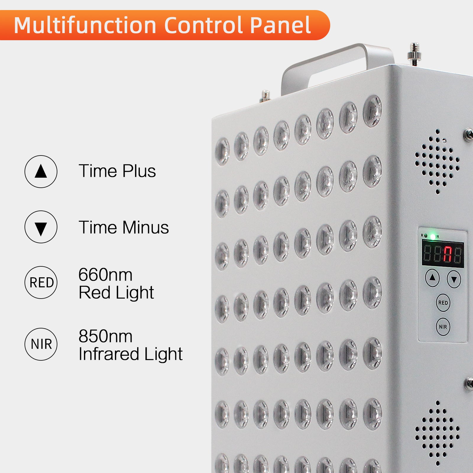 Red Light Therapy Panel 80LEDs 160Chips