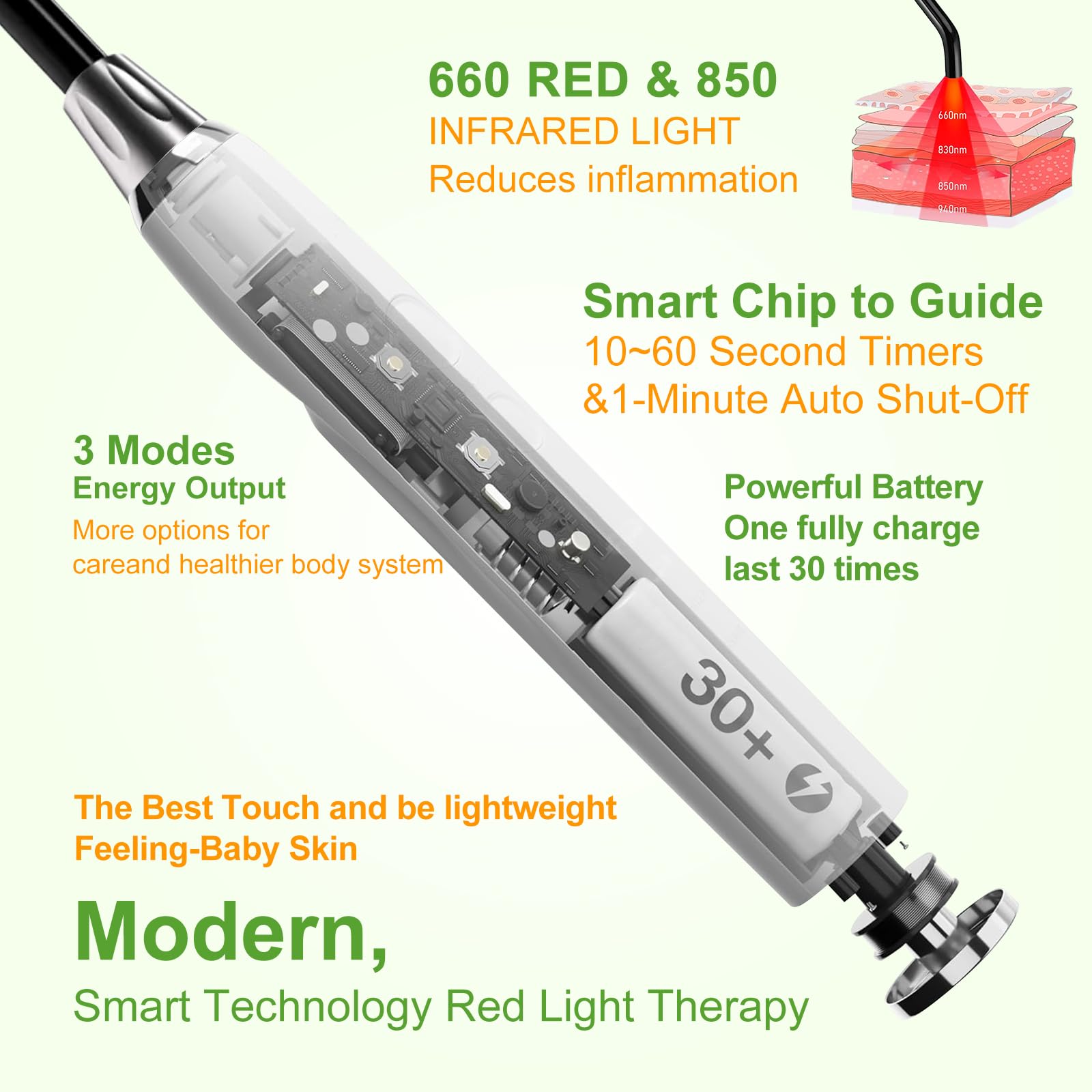 MCWOFI Cold Sore Red Light Therapy Device
