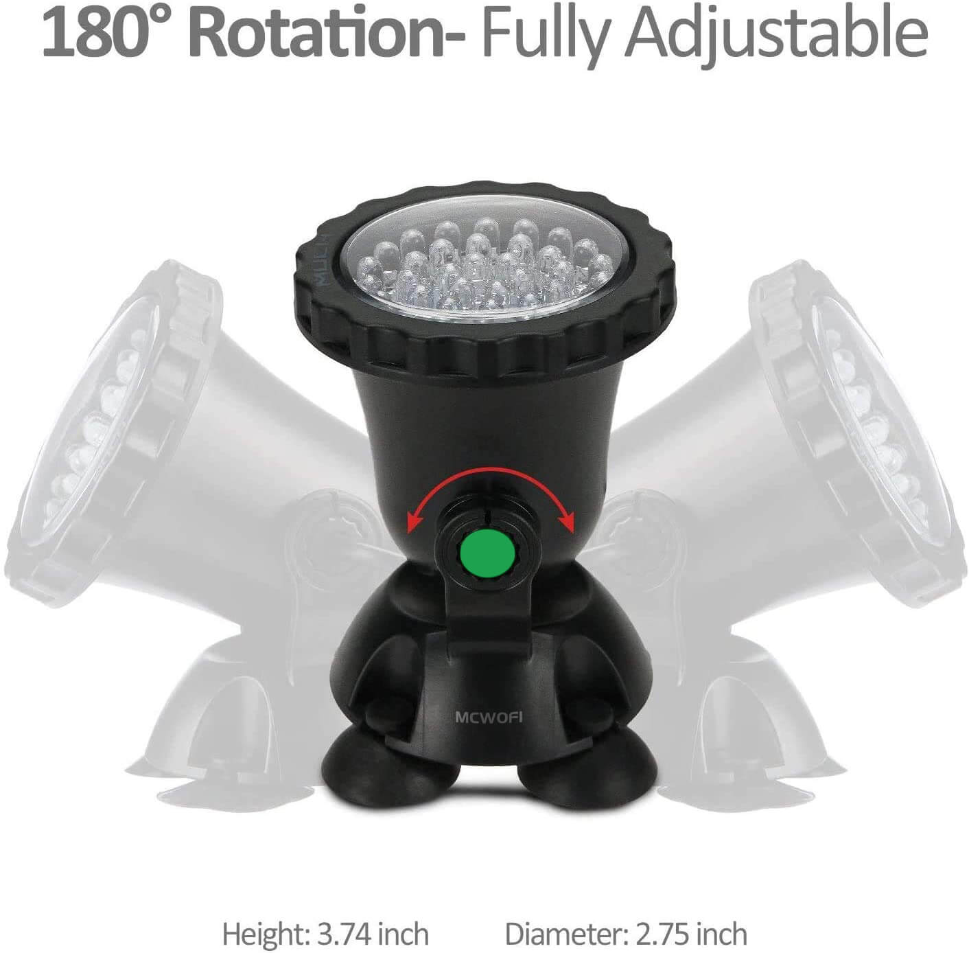 Underwater Fountain Light 3.5W Color Changing