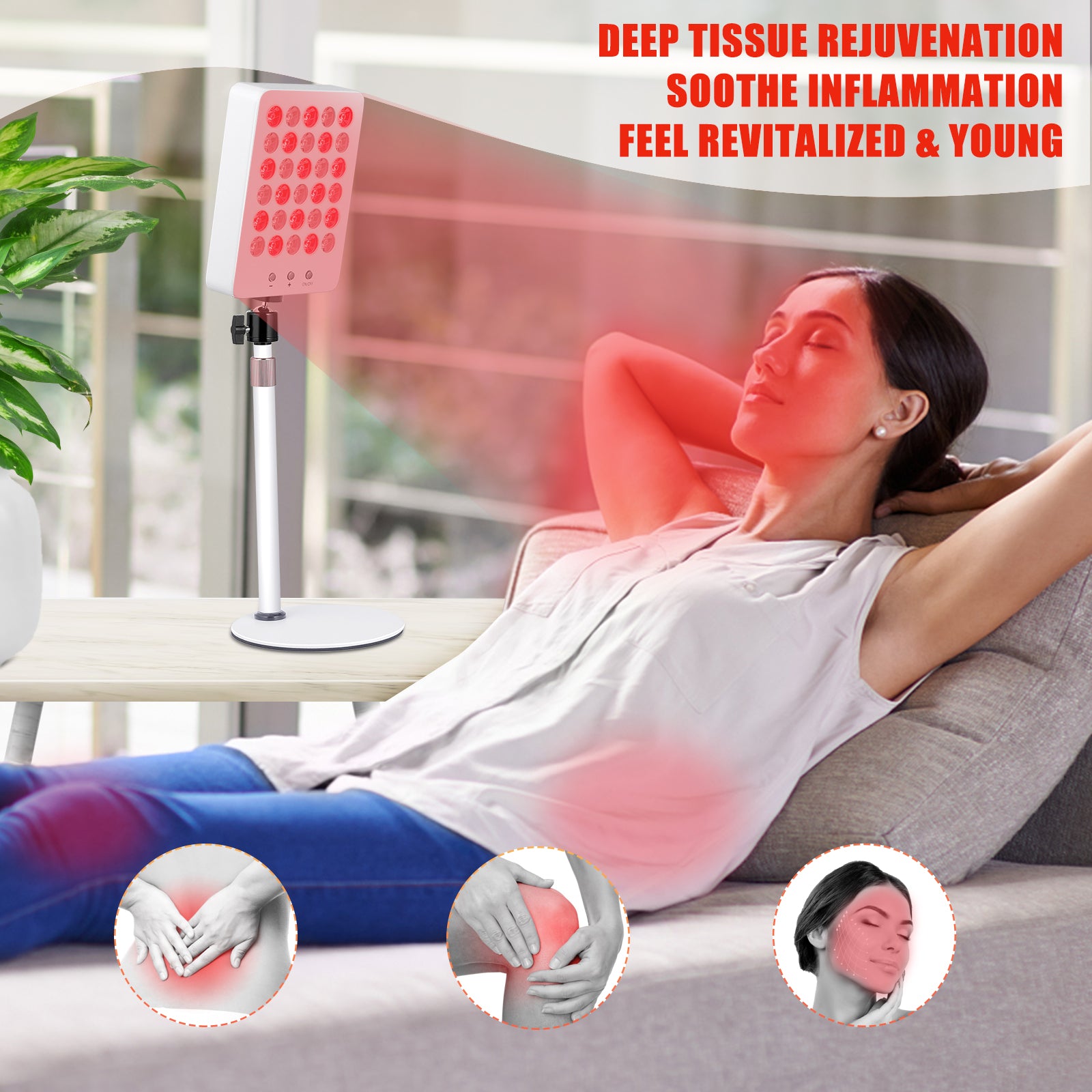 Red Light Therapy Device Panle,660nm 850nm