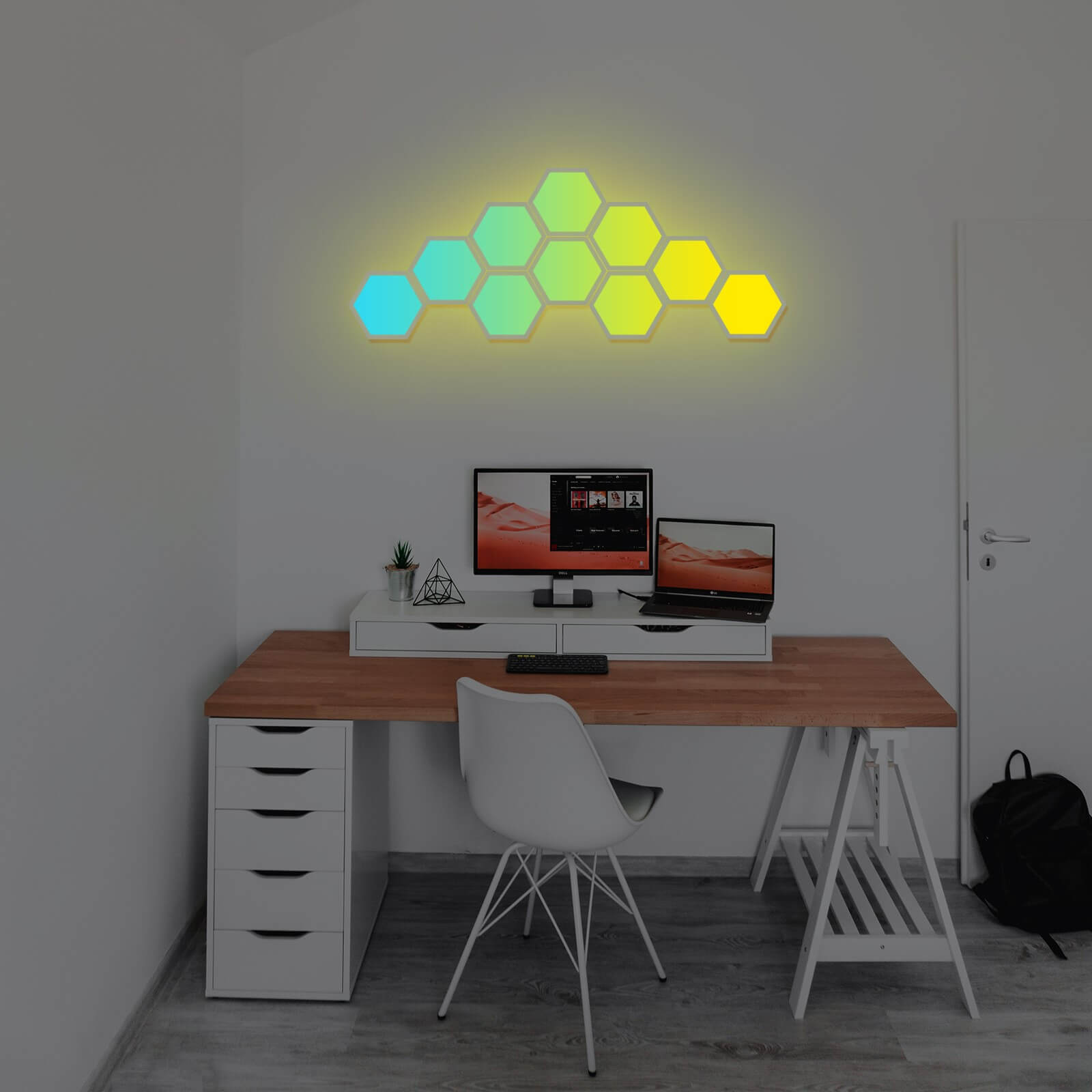 hexagon light panels