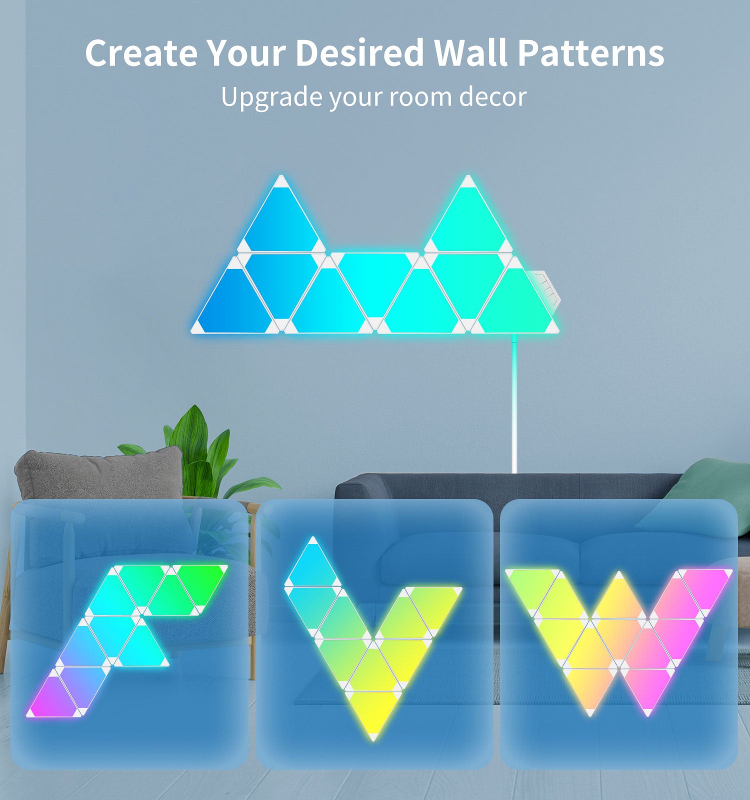 MCWOFI Triangle Light Panels