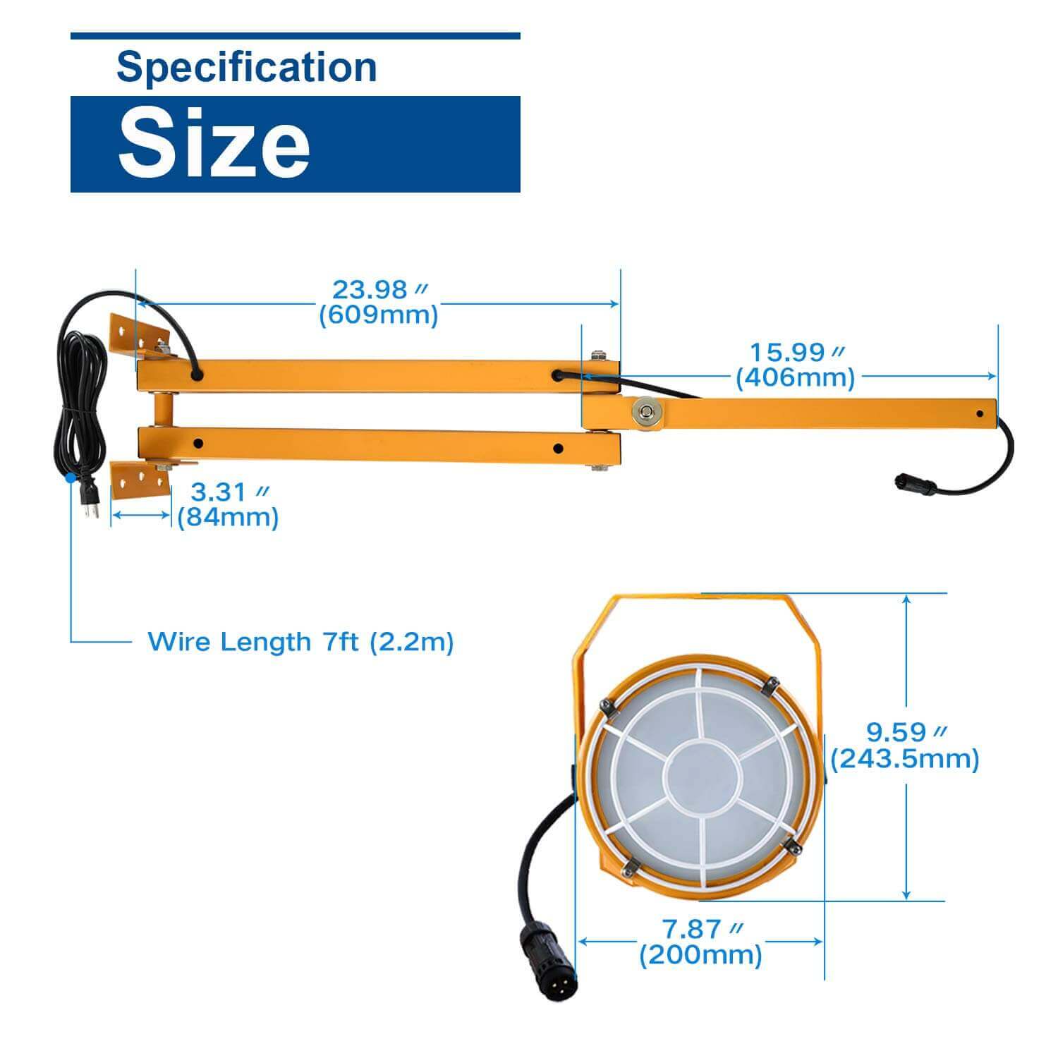 Mcwofi led loading dock light 60W