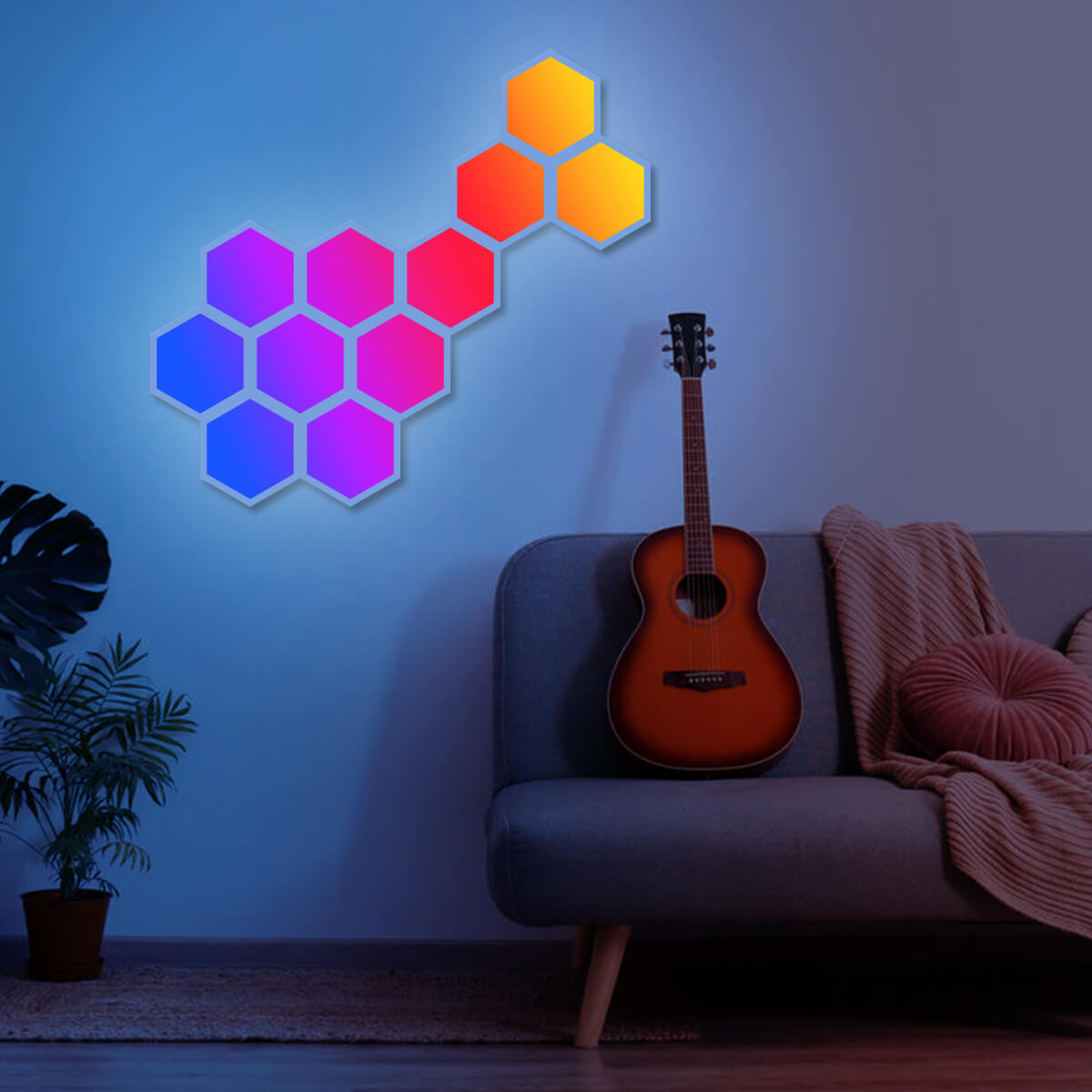 hexagon light panels