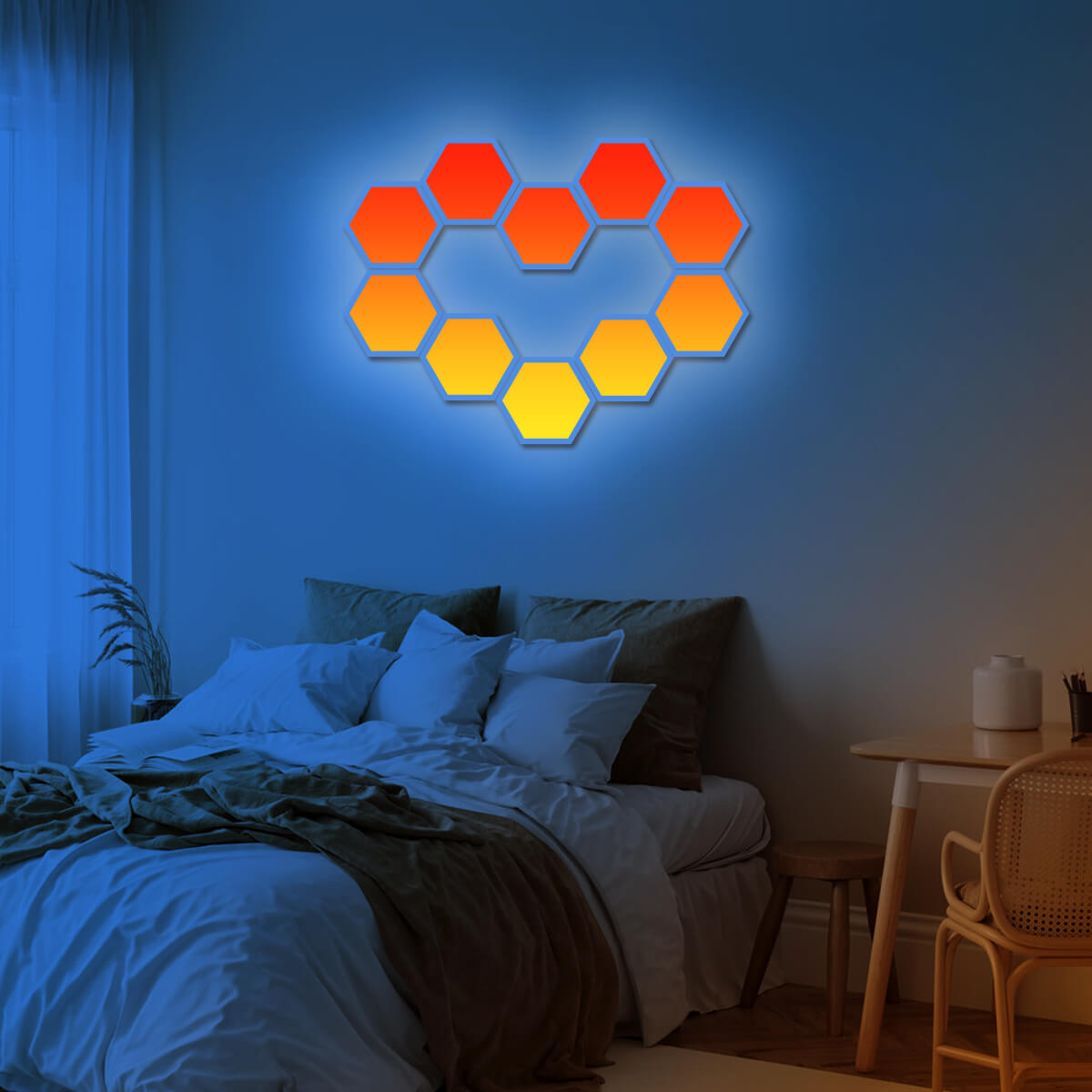 hexagon light panels