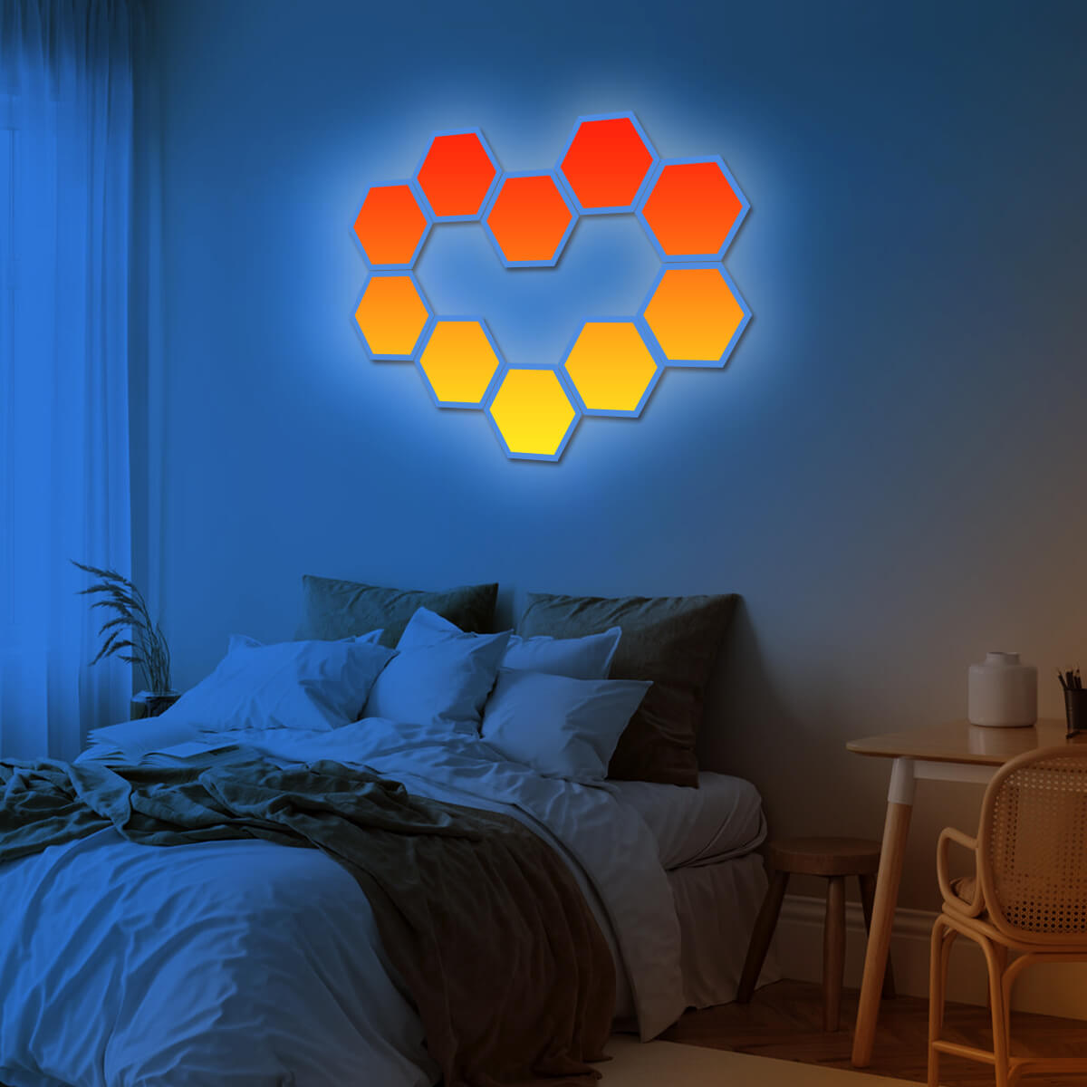 hexagon light panels