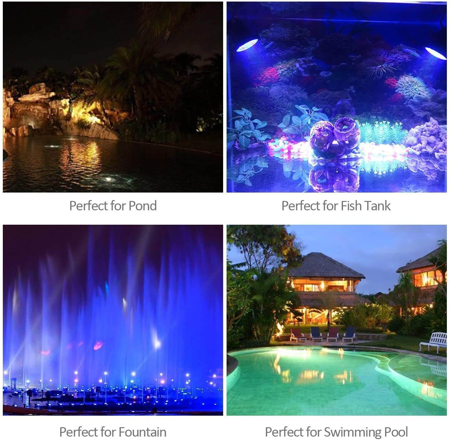 Underwater Fountain Light 3.5W Color Changing