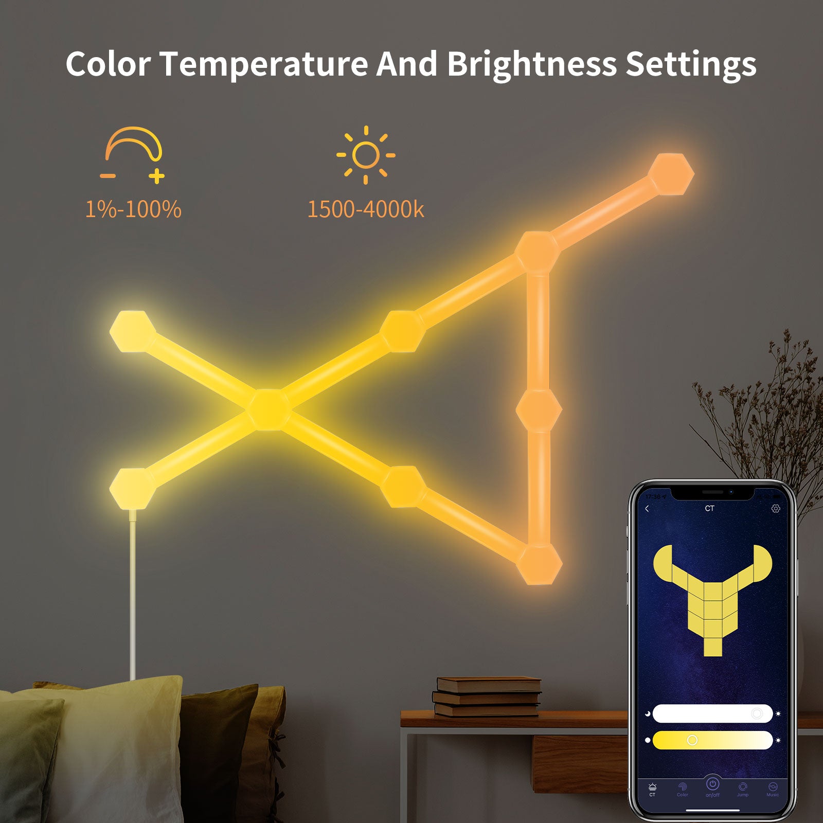 MCWOFI RGBW Smart Wall Light