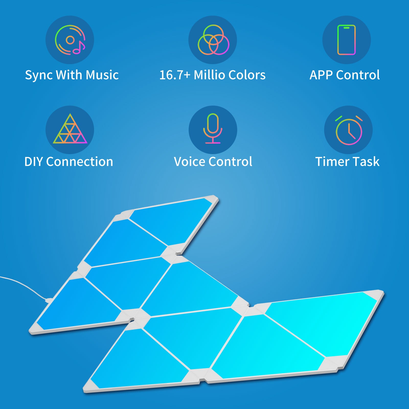 MCWOFI Triangle Light Panels