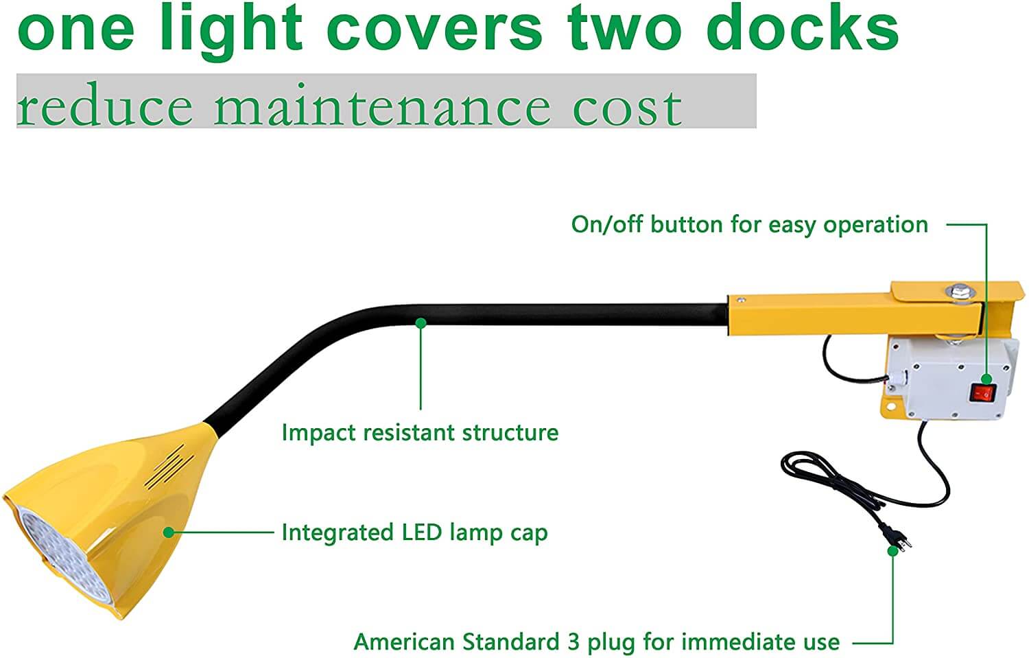 Flexible Arm Led Dock Light LED